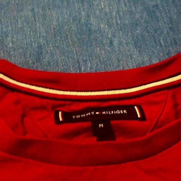 Tommy Hilfiger Vertical Stripe Logo Tee - Picture 3 of 6